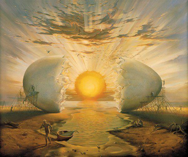 Vladamir-Kush-Surreal-Painting-Art-Gallery-Ocean-Sunrise