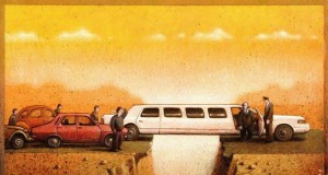 Satire and Social Commentary Paintings, Paul Kuczynski Art Gallery | Third Monk image 4