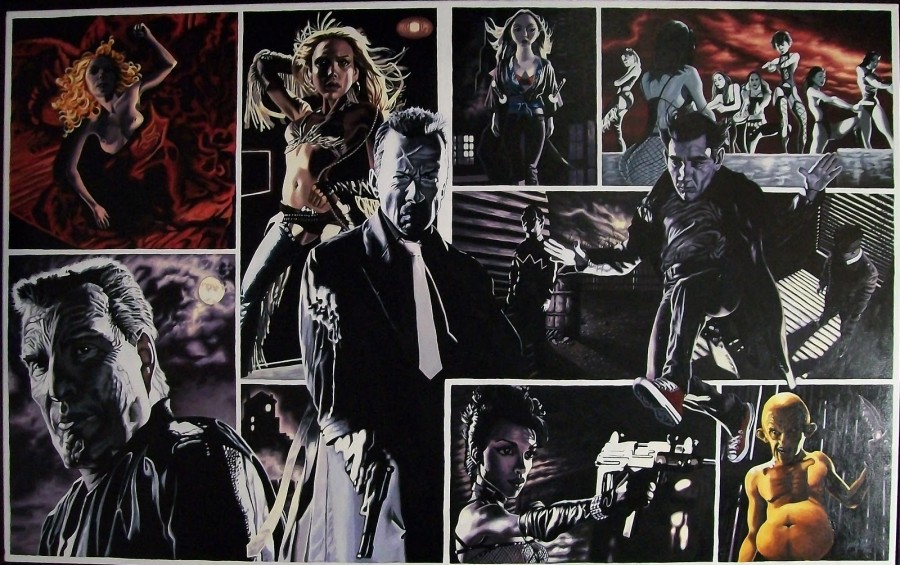 Incredible Movie Paintings, Justin Reed Art Gallery Third Monk