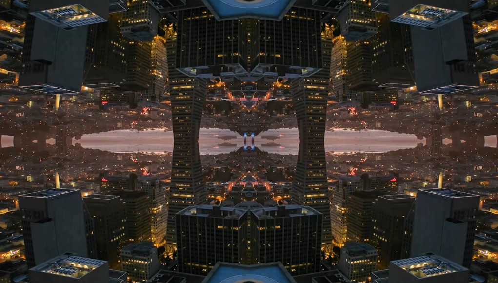 Mirror City - Amazing Psychedelic Timelapse of Kaleidoscopic Cityscapes (Video) | Third Monk image 2