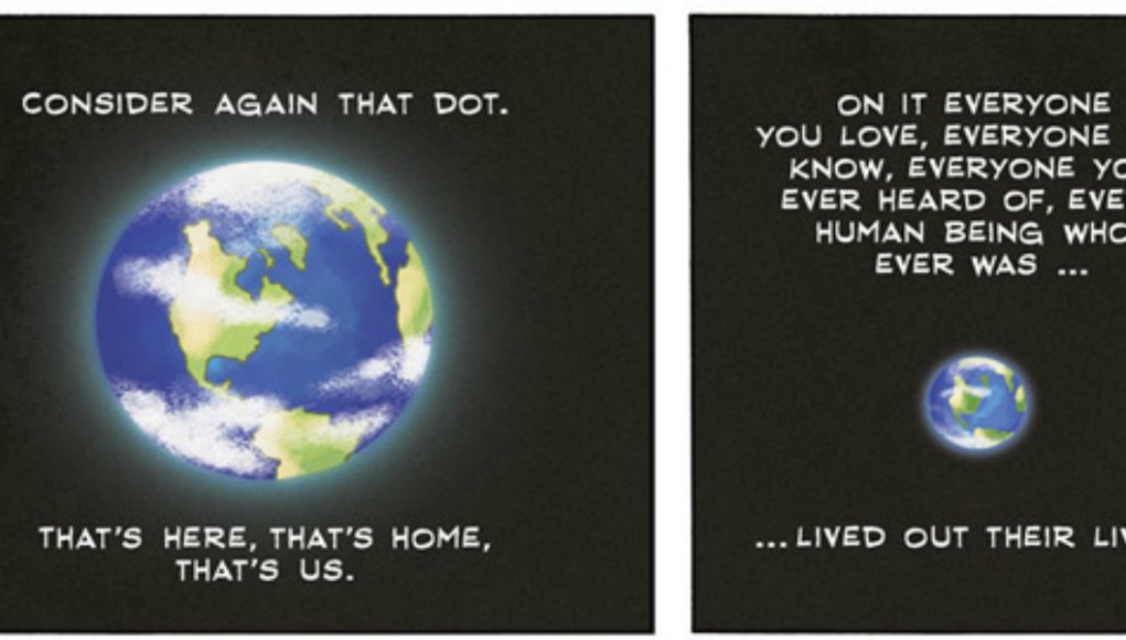 Carl Sagan - Pale Blue Dot (Comic Strip) | Third Monk image 2