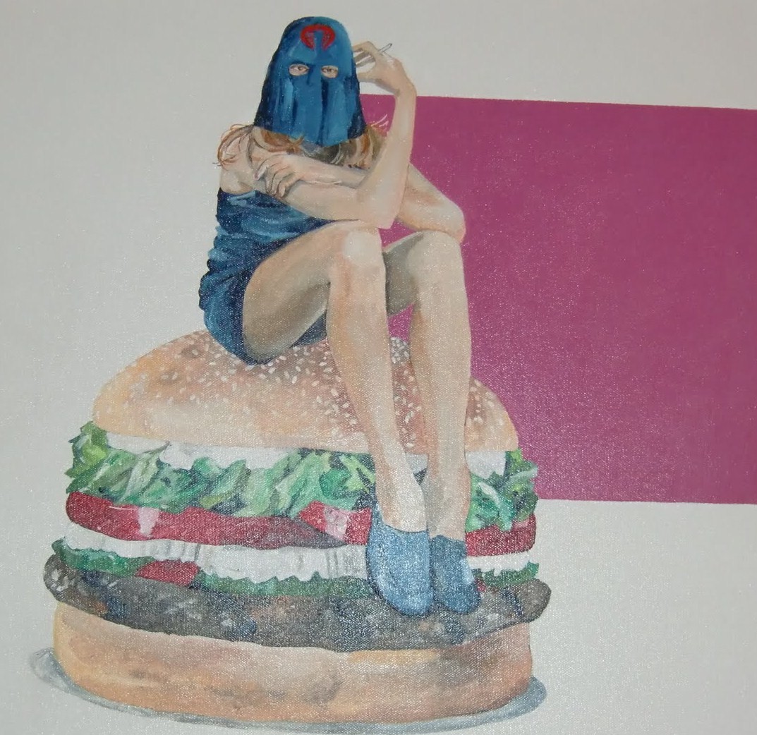 art-painting-Cobra-commander-burger