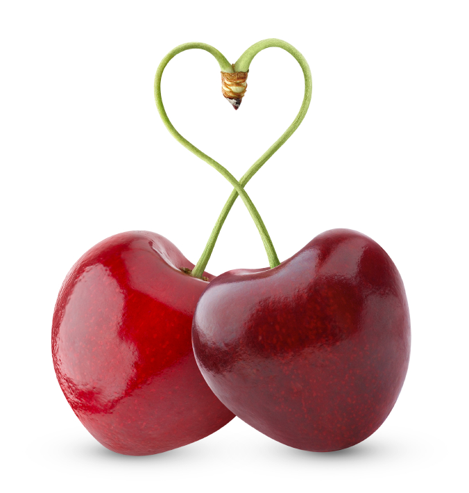 Heart-shaped sweet cherry