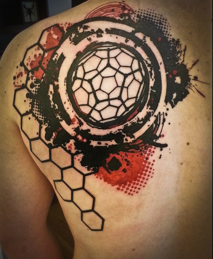 Geometric-hexagonal-tattoo