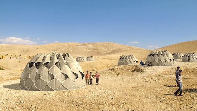  Weaving a Home: Collapsible Woven Refugee Shelters | Third Monk image 17